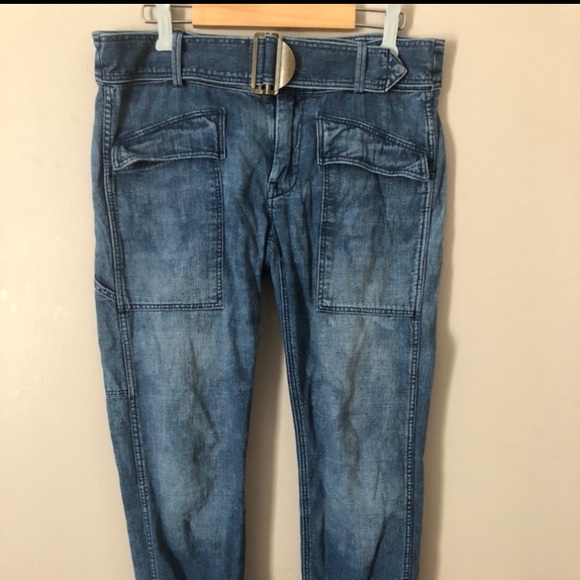 Ralph Lauren Jean low cut straight leg with belt - Picture 2 of 7